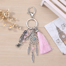 Load image into Gallery viewer, 2 PCS Simple Fashion Wool Tassel Dream Catching Keychain