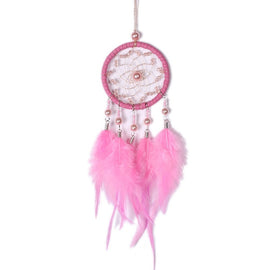 Mini Creative Dreamcatcher Crafts Hollow Wind Chime Car Hanging Decoration