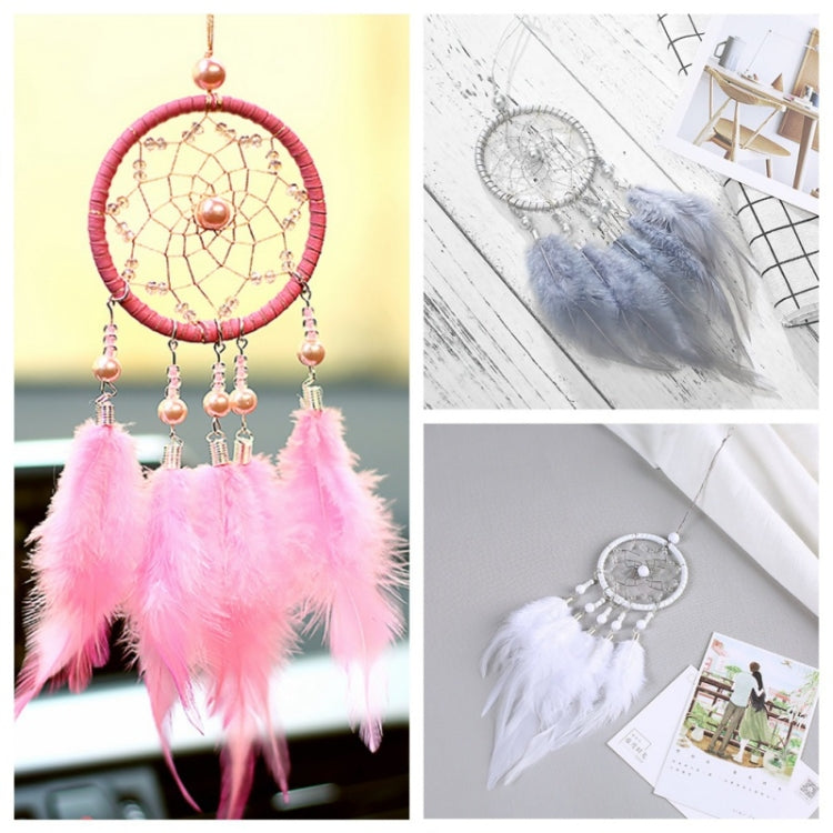 Mini Creative Dreamcatcher Crafts Hollow Wind Chime Car Hanging Decoration