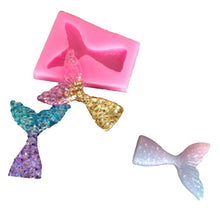 Load image into Gallery viewer, 10 PCS Fondant Mermaid Fishtail Silicone Mold Baking Tools Chocolate Cake Decorating Mold, Fishtail Shape