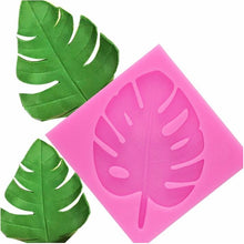 Load image into Gallery viewer, 2 PCS DIY Tree Leaf Fondant Mould Chocolate Cake Decorating Mould, Tree Leaf Shape(Pink), Tree Leaf Shape(Gray)