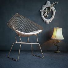 Load image into Gallery viewer, Nordic Modern Minimalist Casual Hollow Wire Creative Personality Dining Chair