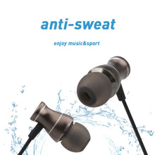 Load image into Gallery viewer, Sport Headphone 3.5mm Jack Earphone Sweatproof Stereo Strong Bass Music Magnets Headset with Mic for iPhone Samsung