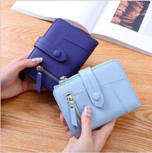 Load image into Gallery viewer, Women Two-folding Wallet Multi-function Clutch Bag Small Wallet, Two-folding Black, Two-folding Green