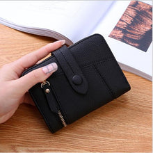 Load image into Gallery viewer, Women Two-folding Wallet Multi-function Clutch Bag Small Wallet, Two-folding Black, Two-folding Green