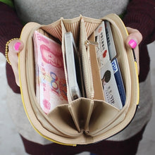 Load image into Gallery viewer, Cute Stitching Puppy Zipper Wallet Long Clutch Bag Ladies Wallet