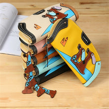 Load image into Gallery viewer, Cute Stitching Puppy Zipper Wallet Long Clutch Bag Ladies Wallet
