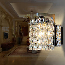 Load image into Gallery viewer, Single Head Creative Simple Modern Bedroom Living Room Aisle Corridor Crystal Wall Lamp with 5W LED Light Source