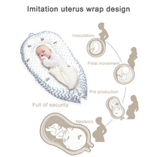 Load image into Gallery viewer, 80*50cm Baby Bed Newborn Nursing Bionic Bed Crib Cot Baby Sleeping Artifact Bed Travel Bed Bumper
