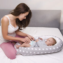 Load image into Gallery viewer, 80*50cm Baby Bed Newborn Nursing Bionic Bed Crib Cot Baby Sleeping Artifact Bed Travel Bed Bumper