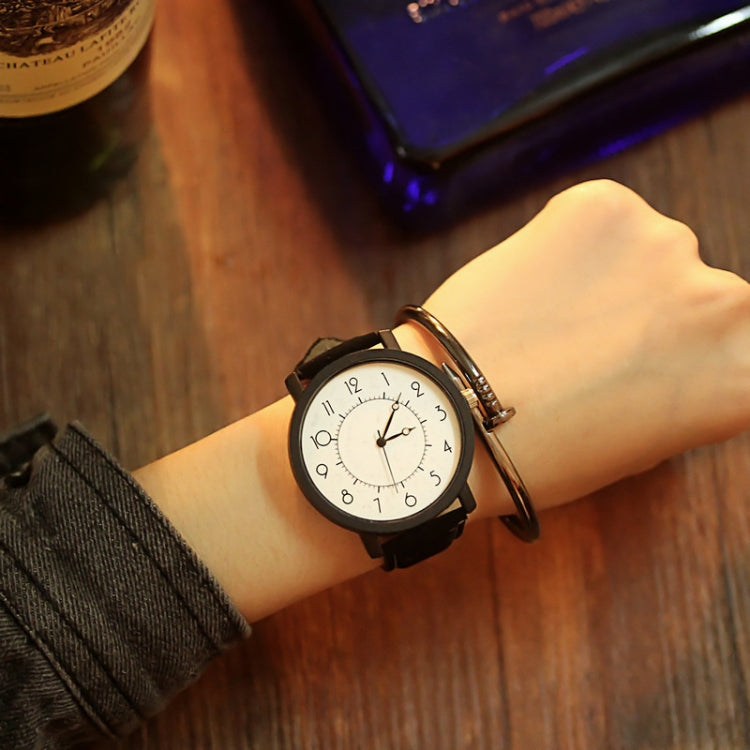 Waterproof Retro PU Leather Strap Quartz Watch