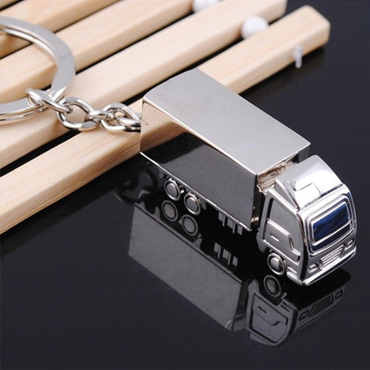 2 PCS Creative Keychain Metal Solid Van Gift Pendant, Van  Shape