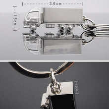 Load image into Gallery viewer, 2 PCS Creative Keychain Metal Solid Van Gift Pendant, Van  Shape