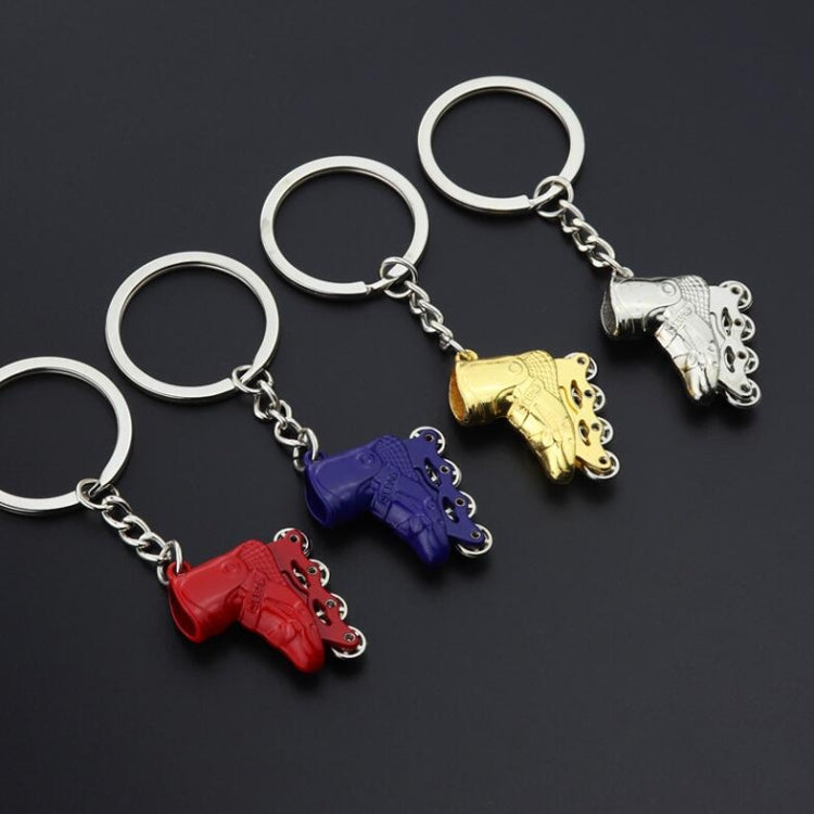 Creative Simulation Skates Keychain Personalized Pendant Gift, Skates Shape(Red), Skates Shape(Blue), Skates Shape(Gold, Skates Shape(Silver)