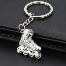 Load image into Gallery viewer, Creative Simulation Skates Keychain Personalized Pendant Gift, Skates Shape(Red), Skates Shape(Blue), Skates Shape(Gold, Skates Shape(Silver)