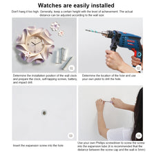 Load image into Gallery viewer, Creative Wall Clock Pure Hand-painted Wall Clock