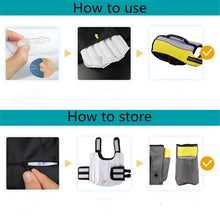Load image into Gallery viewer, Pet Life Jacket Airbag Inflatable Dog Folding Safety Swimsuit, S, M, L