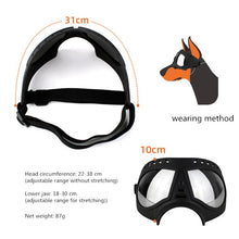 Load image into Gallery viewer, Pet Mask Glasses Waterproof And Snowproof Soft Frame Goggles Dog Supplies Sunglasses