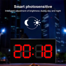 Load image into Gallery viewer, Creative Wall Clock Alarm Clock Simple Remote Control Perpetual Calendar Electronic Clock US Plug, Single-sided Remote Control