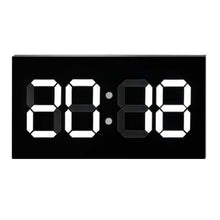 Load image into Gallery viewer, Creative Wall Clock Alarm Clock Simple Remote Control Perpetual Calendar Electronic Clock US Plug, Single-sided Remote Control
