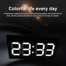 Load image into Gallery viewer, Creative Wall Clock Alarm Clock Simple Remote Control Perpetual Calendar Electronic Clock US Plug, Single-sided Remote Control
