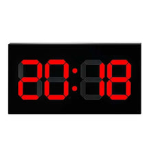 Load image into Gallery viewer, Creative Wall Clock Alarm Clock Simple Remote Control Perpetual Calendar Electronic Clock US Plug, Single-sided Remote Control