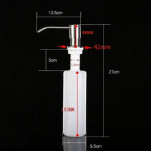 Load image into Gallery viewer, Stainless Steel Sink Soap Dispenser Sishwashing Liquid Hand Soap Bottle, Sink Soap Dispenser Bottle