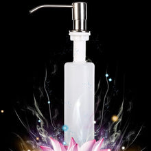 Load image into Gallery viewer, Stainless Steel Sink Soap Dispenser Sishwashing Liquid Hand Soap Bottle, Sink Soap Dispenser Bottle