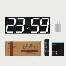 Load image into Gallery viewer, Wall Sticker LED Wall Clock Decorative Clock Creative Acrylic Mirror Clock US Plug, Remote Version Sealed Box