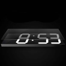Load image into Gallery viewer, Wall Sticker LED Wall Clock Decorative Clock Creative Acrylic Mirror Clock US Plug, Remote Version Sealed Box