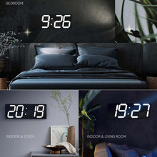 Load image into Gallery viewer, Wall Sticker LED Wall Clock Decorative Clock Creative Acrylic Mirror Clock US Plug, Remote Version Sealed Box