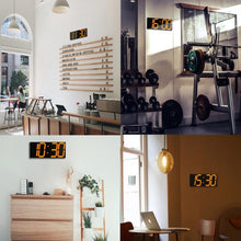 Load image into Gallery viewer, Wall Sticker LED Wall Clock Decorative Clock Creative Acrylic Mirror Clock US Plug, Remote Version Sealed Box