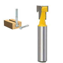 Load image into Gallery viewer, Woodworking Milling Cutter 8-handle Keyhole Cutter Photo Frame Wall-mounted T-type Keyhole Cutter, 8x3/8 Inch, 8x1/2 Inch