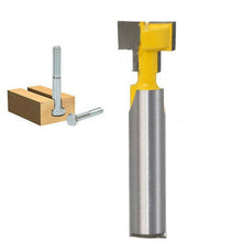 Load image into Gallery viewer, Woodworking Milling Cutter 8-handle Keyhole Cutter Photo Frame Wall-mounted T-type Keyhole Cutter, 8x3/8 Inch, 8x1/2 Inch