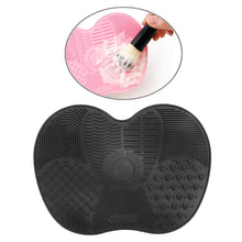 Load image into Gallery viewer, Silicone Brush Cleaner Mat Washing Tools For Cosmetic Make Up Eyebrow Brushes Cleaning Pad Scrubber Board