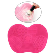 Load image into Gallery viewer, Silicone Brush Cleaner Mat Washing Tools For Cosmetic Make Up Eyebrow Brushes Cleaning Pad Scrubber Board