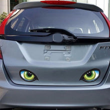 Load image into Gallery viewer, 5 Pairs D 601 3D Stereo Reflective Cat Eyes Car Sticker Car Auto Side Fender Eye Stickers Adhesive Creative Rearview Mirror Decal, 12x7.5cm, Cat Eyes 12x7.5cm