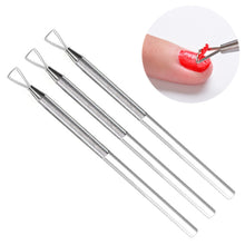 Load image into Gallery viewer, 3 PCS Stainless Steel Nail Tool Steel Push and Remove Nail Polish Glue Phototherapy Glue Unloading Knife