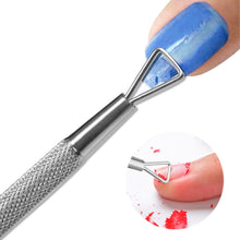 Load image into Gallery viewer, 3 PCS Stainless Steel Nail Tool Steel Push and Remove Nail Polish Glue Phototherapy Glue Unloading Knife