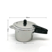 Load image into Gallery viewer, Doll House Mini Kitchen Pressure Cooker Cooking Tools Children Educational Toys