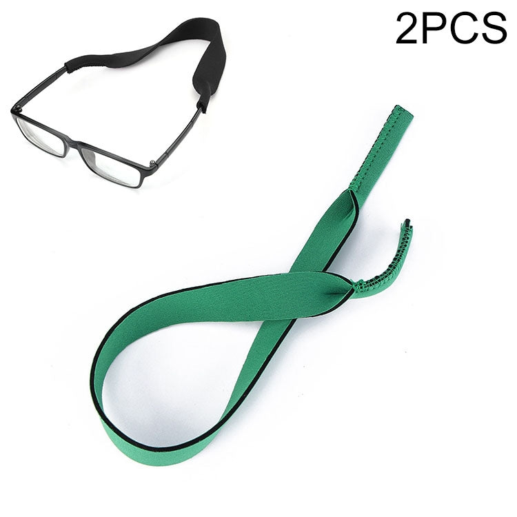 2 PCS Neoprene Diving Swimming Glasses Band Sunglasses Sponge Rope