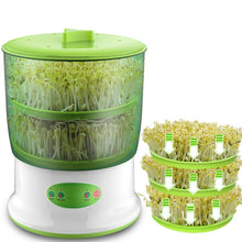 Load image into Gallery viewer, Intelligent Bean Sprouts Maker Household Upgrade Large Capacity Thermostat Green Seeds Growing Automatic Sprout Machine, Intelligent Bean Sprouts Maker
