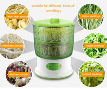 Load image into Gallery viewer, Intelligent Bean Sprouts Maker Household Upgrade Large Capacity Thermostat Green Seeds Growing Automatic Sprout Machine, Intelligent Bean Sprouts Maker