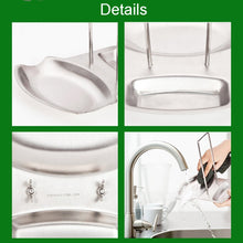 Load image into Gallery viewer, Removable Stainless Steel Kitchen Shelf Countertop Drainer Tray