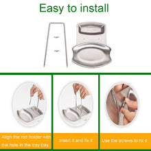 Load image into Gallery viewer, Removable Stainless Steel Kitchen Shelf Countertop Drainer Tray