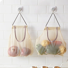 Load image into Gallery viewer, 2 PCS Creative Kitchen Vegetable Onion Potato Storage Hanging Bag Hollow Breathable Mesh Bag Kitchen Garlic Ginger Mesh Storage Bag, Mesh Storage Bag