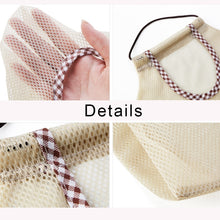 Load image into Gallery viewer, 2 PCS Creative Kitchen Vegetable Onion Potato Storage Hanging Bag Hollow Breathable Mesh Bag Kitchen Garlic Ginger Mesh Storage Bag, Mesh Storage Bag