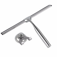 Load image into Gallery viewer, Glass Window Squeegee Cleaner Shower Bathroom Mirror Rubber Wiper With Suction Hook Water Vapor Removal, Glass Window Squeegee Cleaner