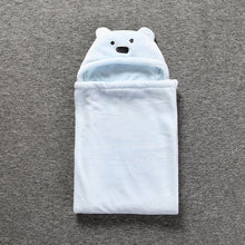 Load image into Gallery viewer, Cute Animal Cartoon Babies Blanket Kids Hooded Bathrobe Toddler Baby Bath Towel