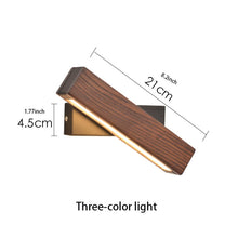 Load image into Gallery viewer, Simple Rotatable Bedside Bedroom Wall Lamp Warm Night Light, 21cm, 31cm